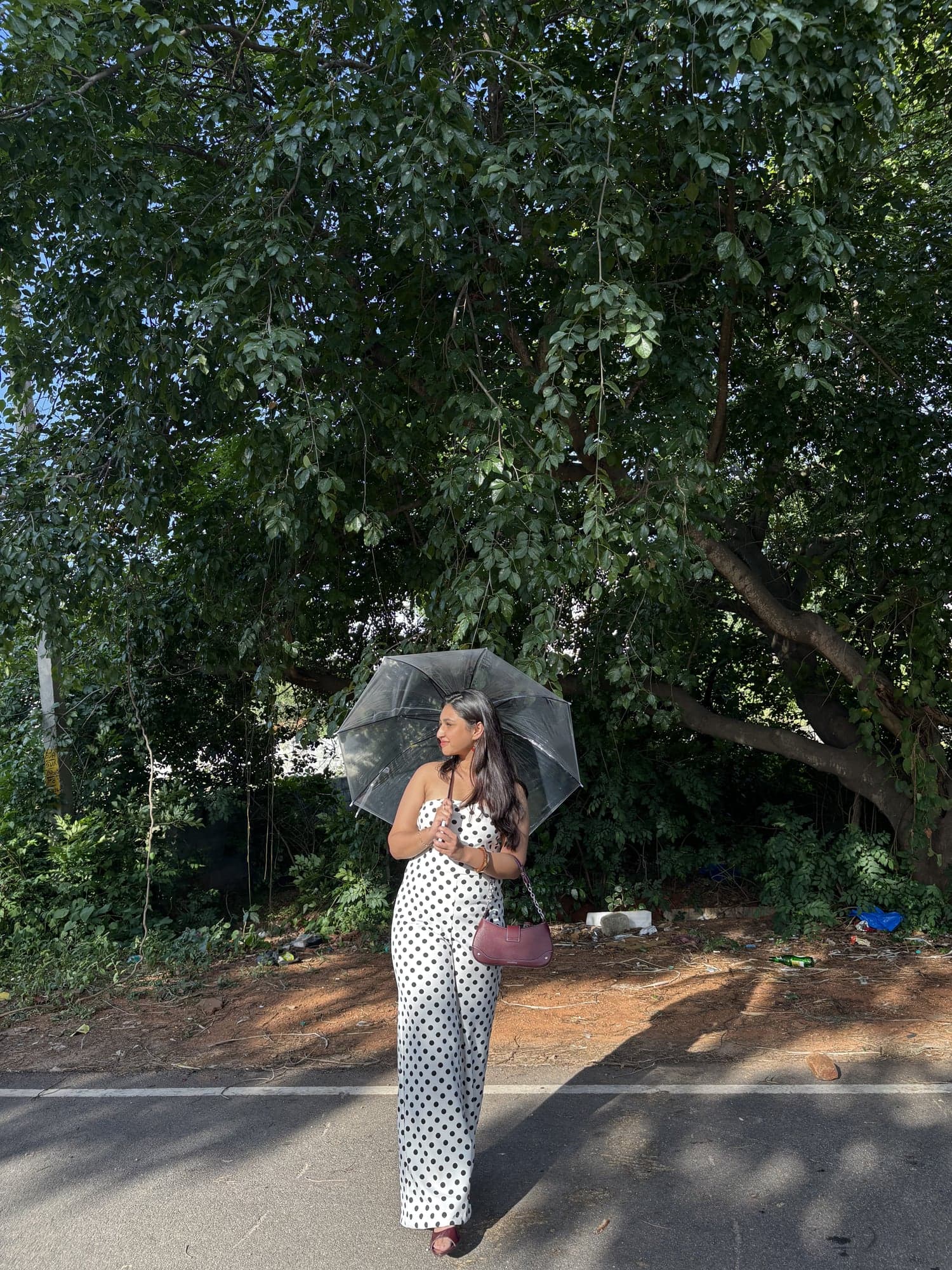 Margot — White & Black Wide-Leg Jumpsuit
