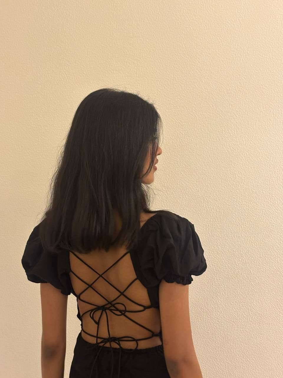 Noir — Black Mini Dress