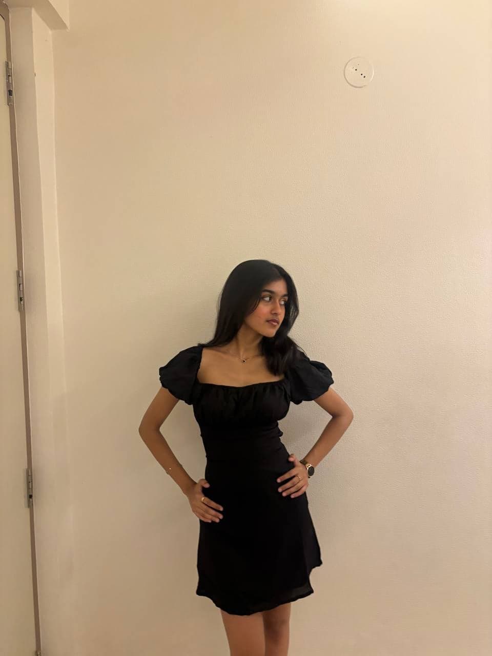 Noir — Black Mini Dress